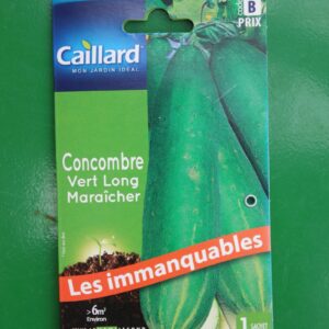 Graines concombre vert long maraicher caillard 1