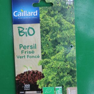 Graines persil frisé vert foncé bio caillard 1
