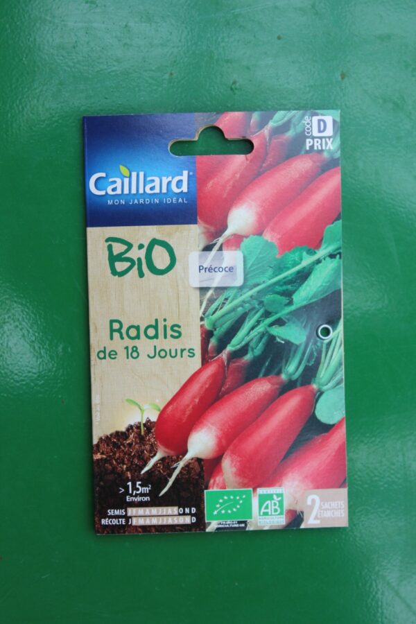 Graines radis de 18 jours bio caillard 1