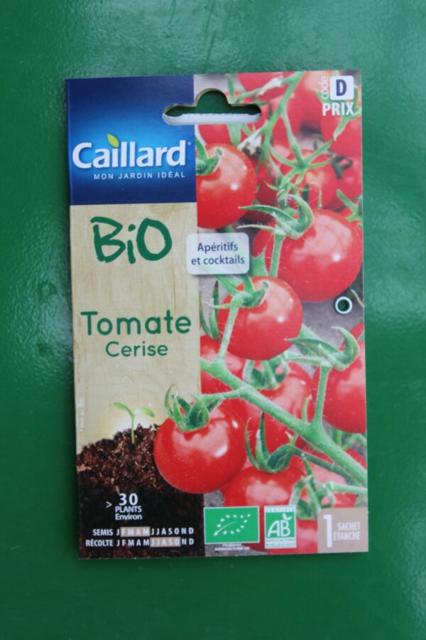 Graines tomate cerise bio caillard 1