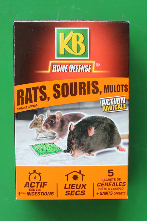 Appât en pâte bleue rat et souris 150g - SUBITO