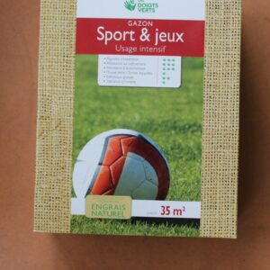 Gazon sport et jeux 35m2 les doigts verts jardipradel 1