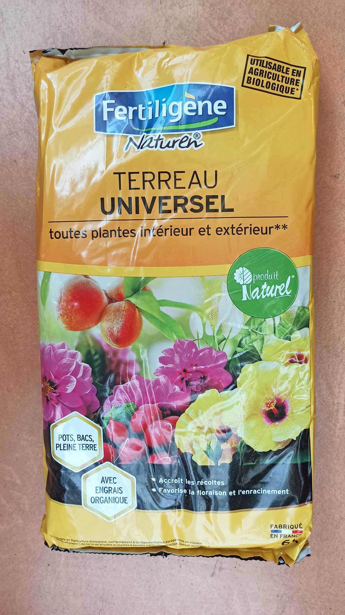 Terreau universel 70l - Saisons et Jardins 