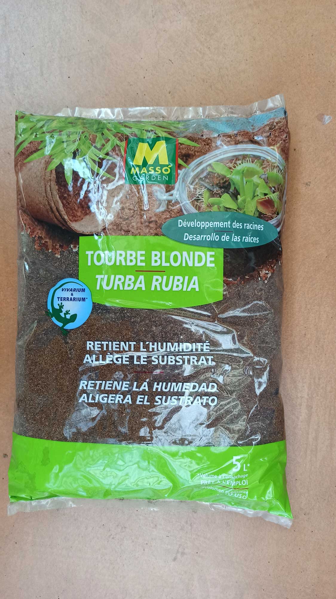 Tourbe Blonde 5L - Jardi Pradel - Jardinerie et fleuriste à  Bagnères-de-Luchon