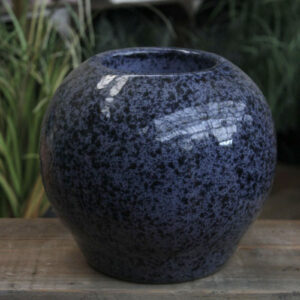 Vase porcelaine 70x20 Granite Bleu 1