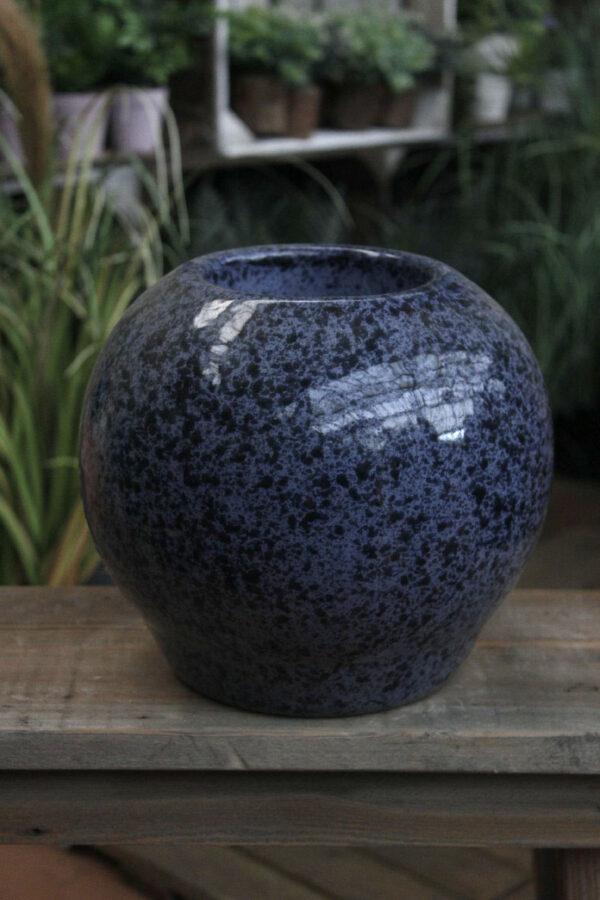 Vase porcelaine 70x20 Granite Bleu 1
