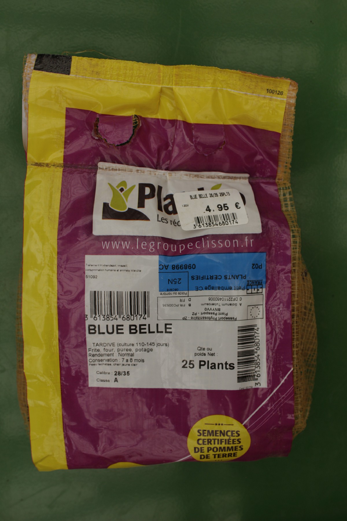 Pommes de terre Blue Belle 28 35 25 plants 2 Jardi Pradel Jardi Pradel Jardinerie et