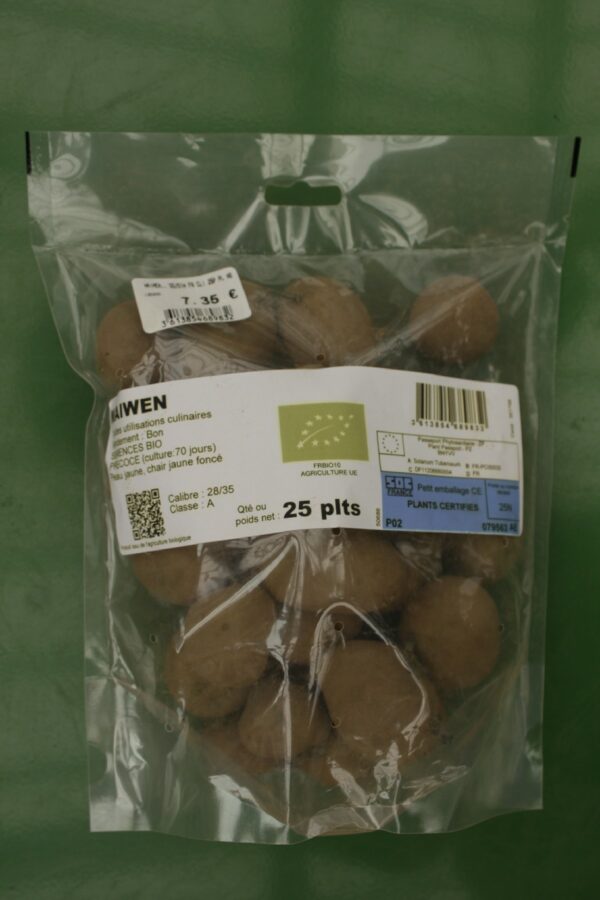 Pommes de terre Maiwen Bio 28 35 25 plants 1 Jardi Pradel