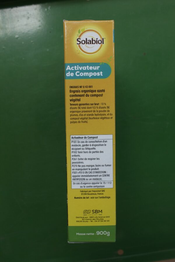Activateur de compost Solabiol 900g 2 Jardi Pradel Luchon