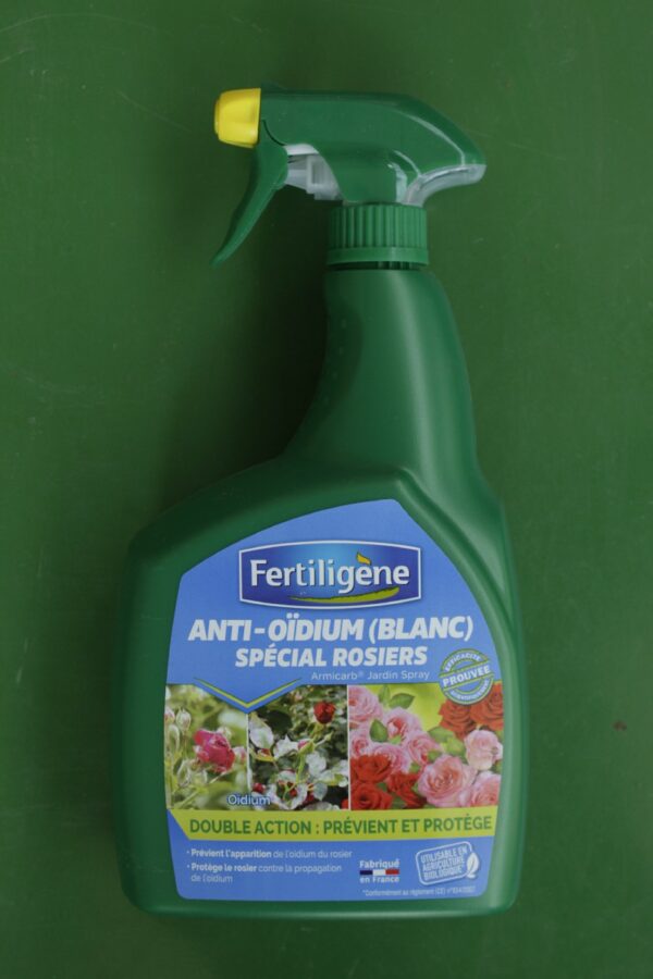 Anti Oidium blanc special rosiers spray Fertiligene 750ml 2 Jardi Pradel Luchon