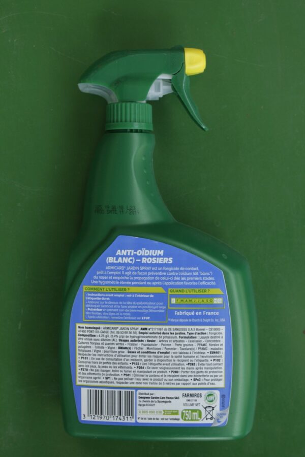 Anti Oidium blanc special rosiers spray Fertiligene 750ml 3 Jardi Pradel Luchon