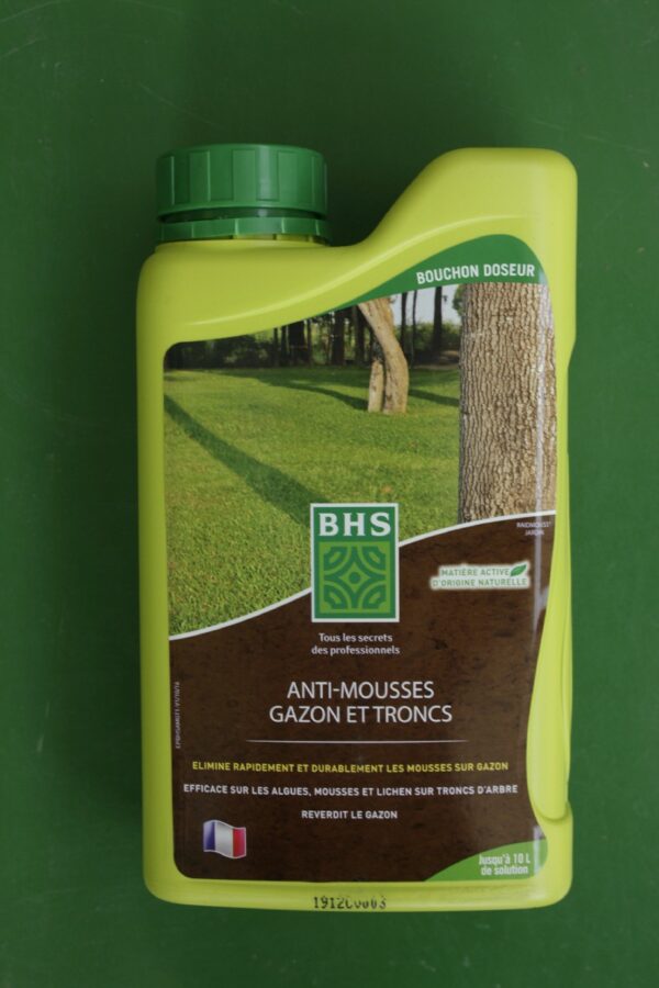 Anti mousses gazon et troncs BHS 1 litre 2 Jardi Pradel Luchon