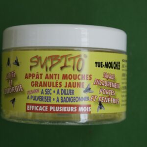 Appat anti mouches granules jaunes Subito 2 Jardi Pradel Luchon