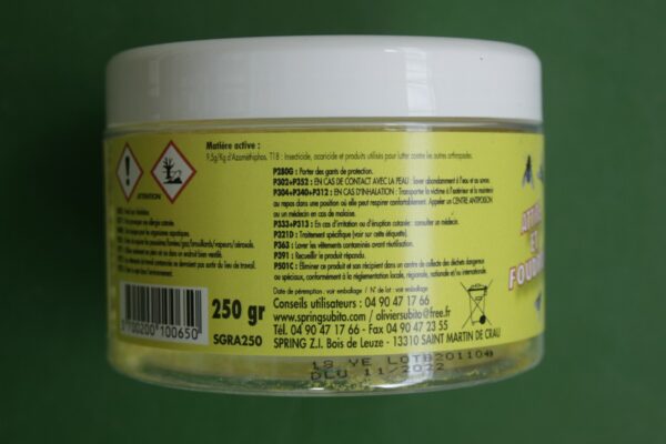 Appat anti mouches granules jaunes Subito 4 Jardi Pradel Luchon