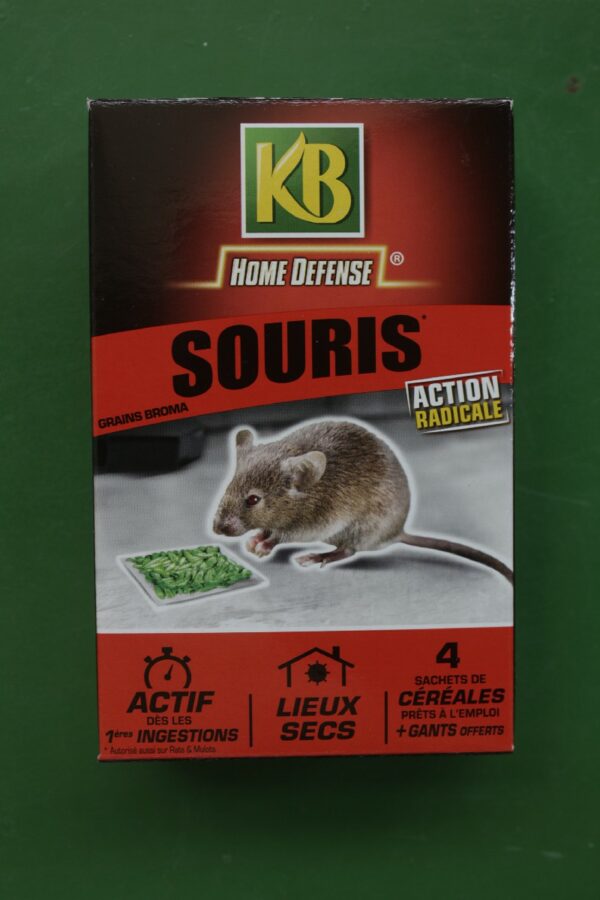 Appat souris cereales KB x4 2 Jardi Pradel Luchon