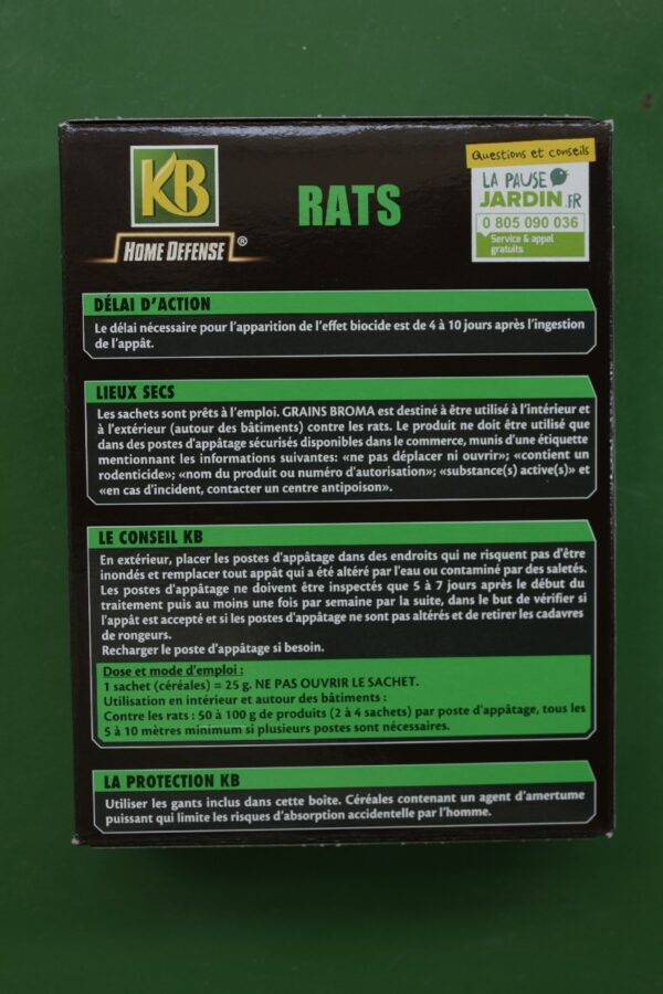 Appats rats cereales KB x6 4 Jardi Pradel Luchon