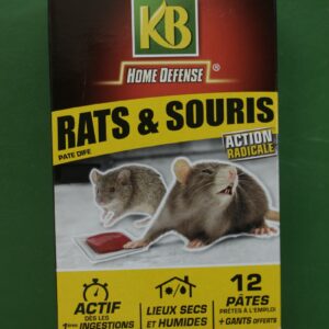 Appats souris rats pates KB x12 3 Jardi Pradel Luchon