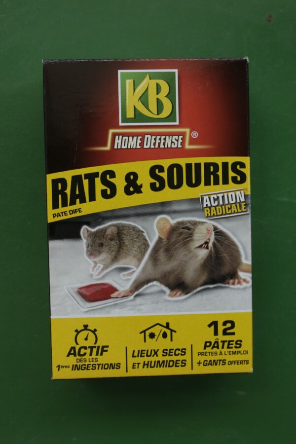 Appats souris rats pates KB x12 3 Jardi Pradel Luchon