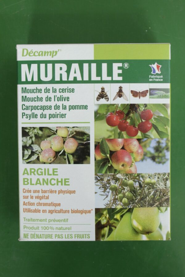 Argile blanche Mouche cerisier olivier carpocapse psylle Decamp Muraille 2 Jardi Pradel Luchon