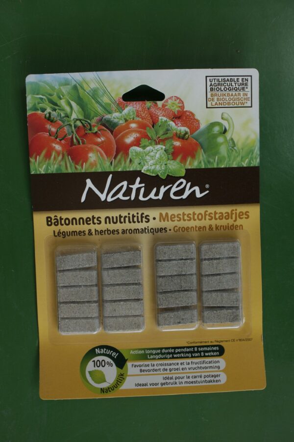 Batonnets nutritifs legumes et herbes aromatiques Naturen 2 Jardi Pradel Luchon