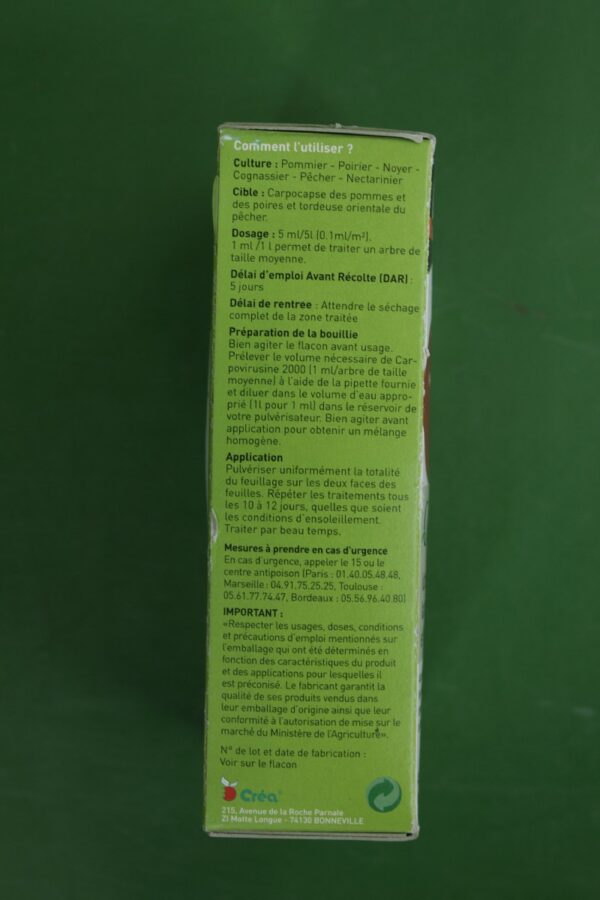 Decamp radical Carpovirusine 1 Jardi Pradel Luchon