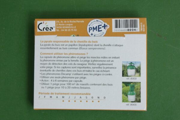 Decamp radical Pheromones Pyrale du buis 3 Jardi Pradel Luchon