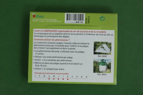 Decamp radical pheromone Ver de la prune 3 Jardi Pradel Luchon