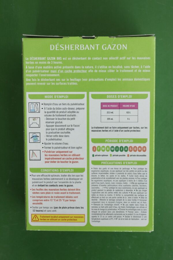 Desherbant gazon BHS 225ml 4 Jardi Pradel Luchon