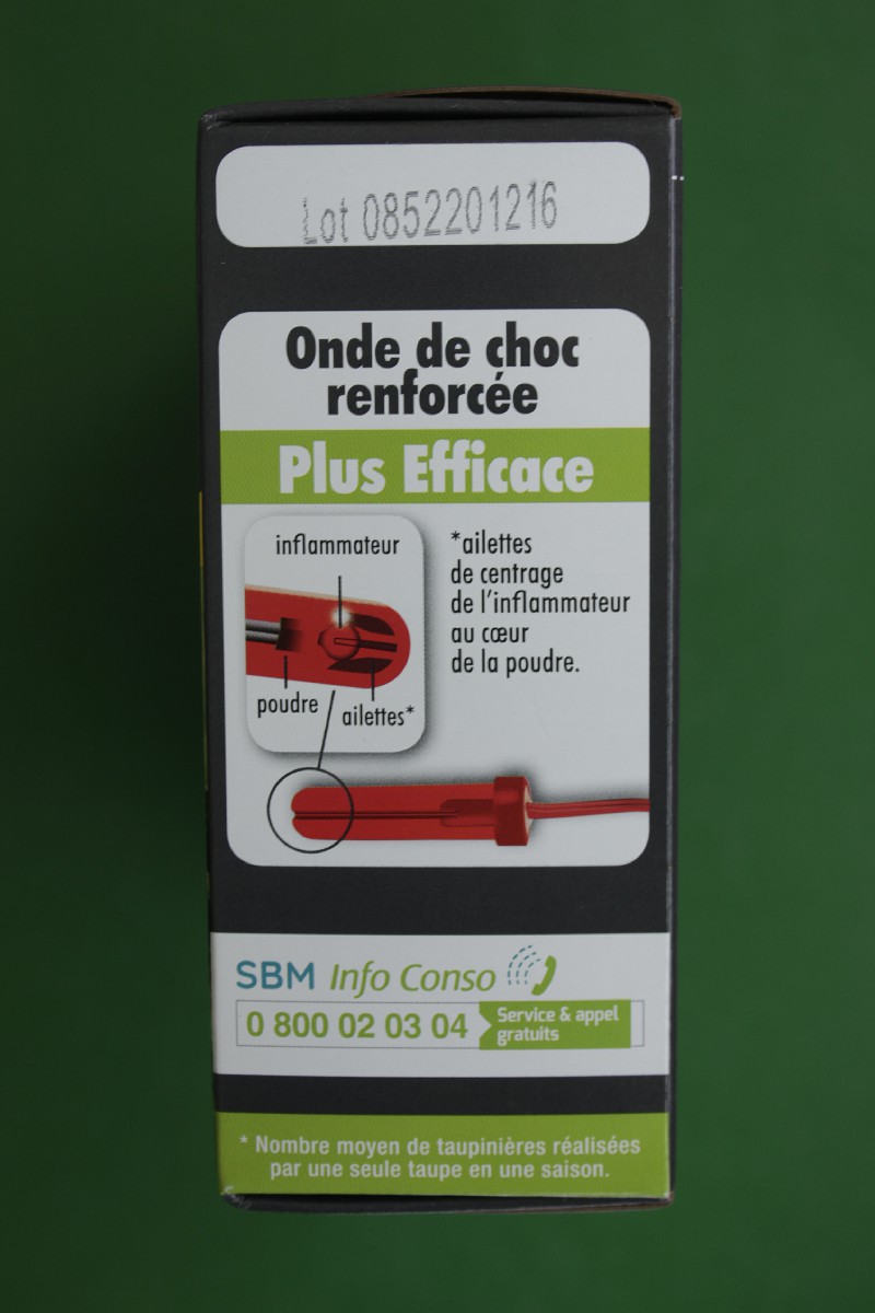 Recharges de 20 petards le detaupeur