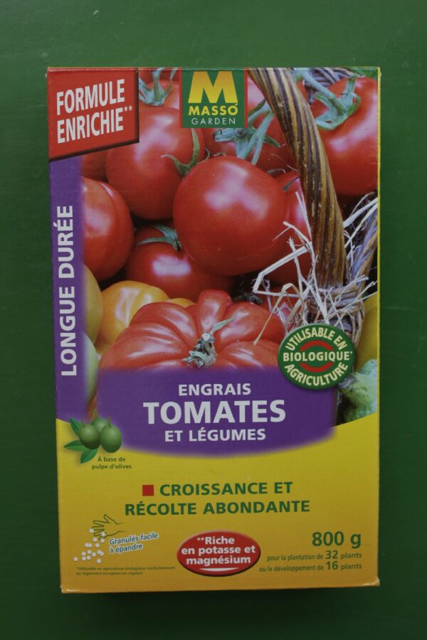 Engrais Tomates et legumes Masso 800g 2 Jardi Pradel Luchon