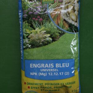 Engrais bleu universel 2kg Masso 3 Jardi Pradel Luchon