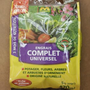 Engrais complet universel Masso 5 kg 2 Jardi Pradel Luchon