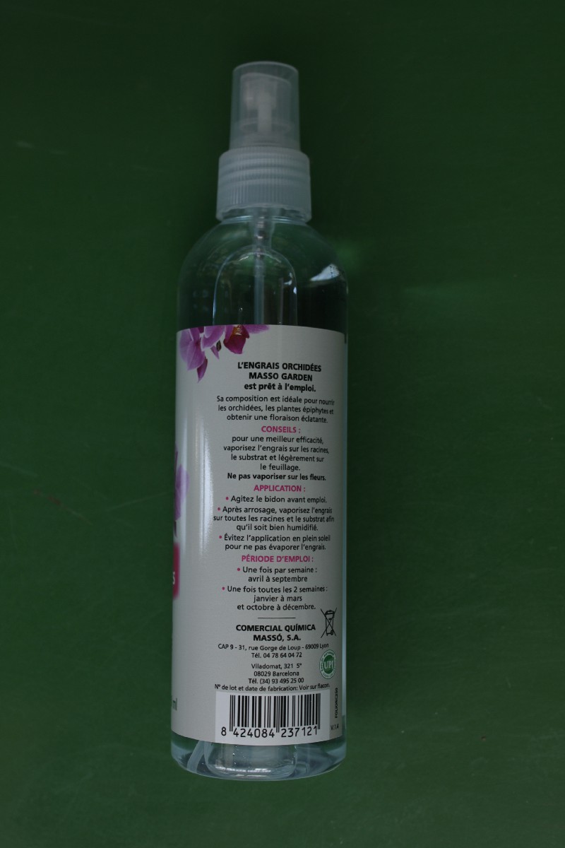 Engrais Foliaire Plantes Vertes Masso Garden 250ml - Jardi Pradel -  Jardinerie et fleuriste à Bagnères-de-Luchon