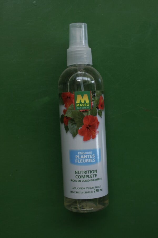 ENGRAIS FOLIAIRE PLANTES D'INTÉRIEUR SPRAY PRÊT À L'EMPLOI 250ml - Massó  Garden