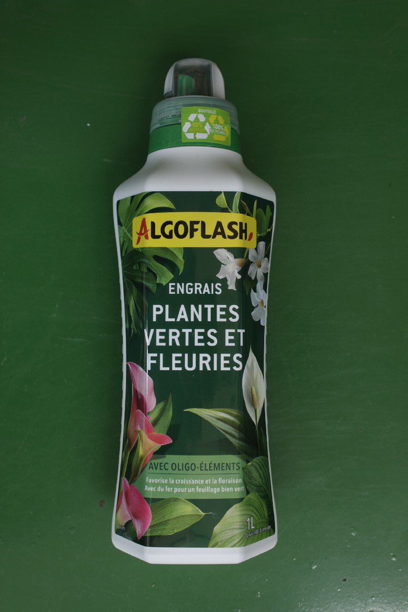 Engrais Plantes Vertes et Fleuries 1 litre Algoflash - ISI-Jardin