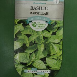 Graines basilic marseillais Doigts Verts Jardipradel 2