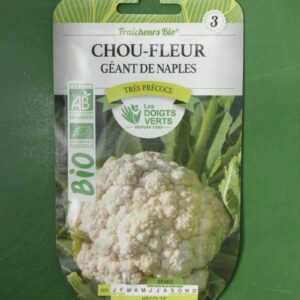 Graines chou fleur geant de naples Doigts Verts Jardipradel 2