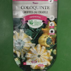 Graines coloquinte griffes du diable Doigts Verts Jardipradel 2