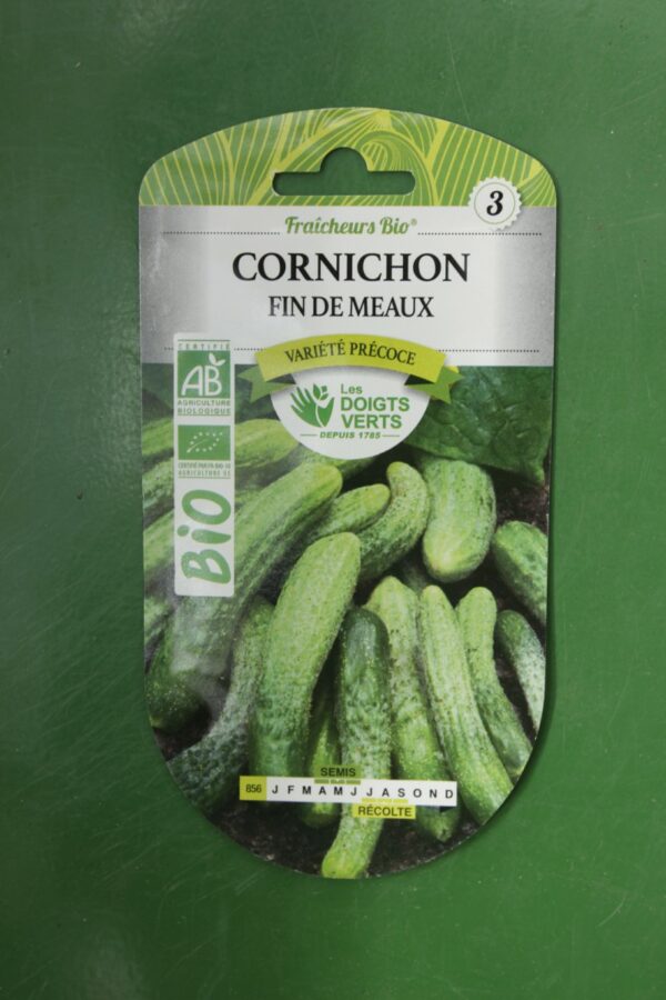 Graines cornichon fin de meaux Doigts Verts Jardipradel 2