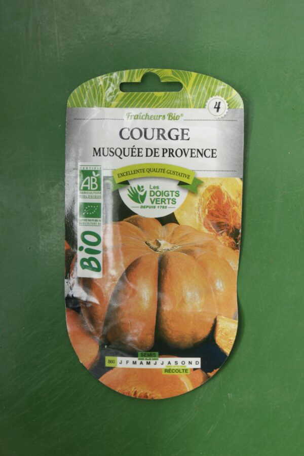 Graines courge musquee de provence Doigts Verts Jardipradel 2