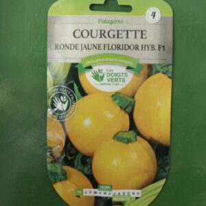Graines courgette ronde jaune floridor hybride f1 2