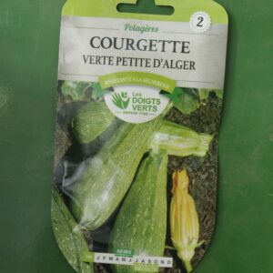 Graines courgette verte petite dalger Doigts Verts Jardipradel 2