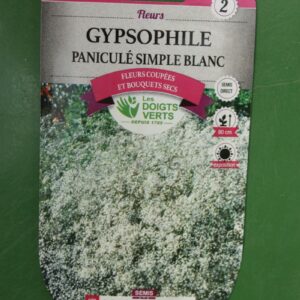 Graines gypsophile panicule simple blanc Doigts Verts Jardipradel 2