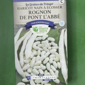 Graines haricot nain a ecosser rognon de pont labbe Doigts Verts Jardipradel 2