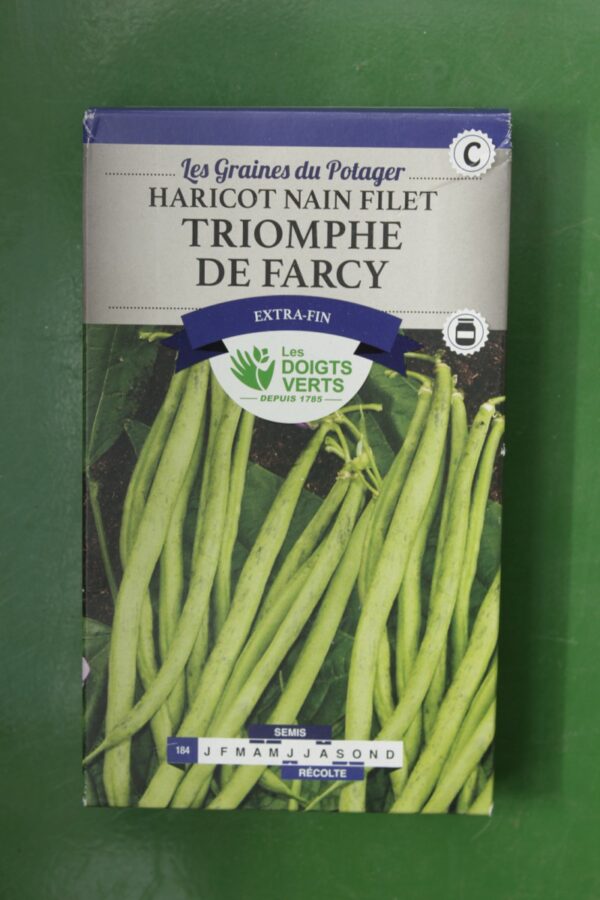 Graines haricot nain filet triomphe de farcy Doigts Verts Jardipradel 2