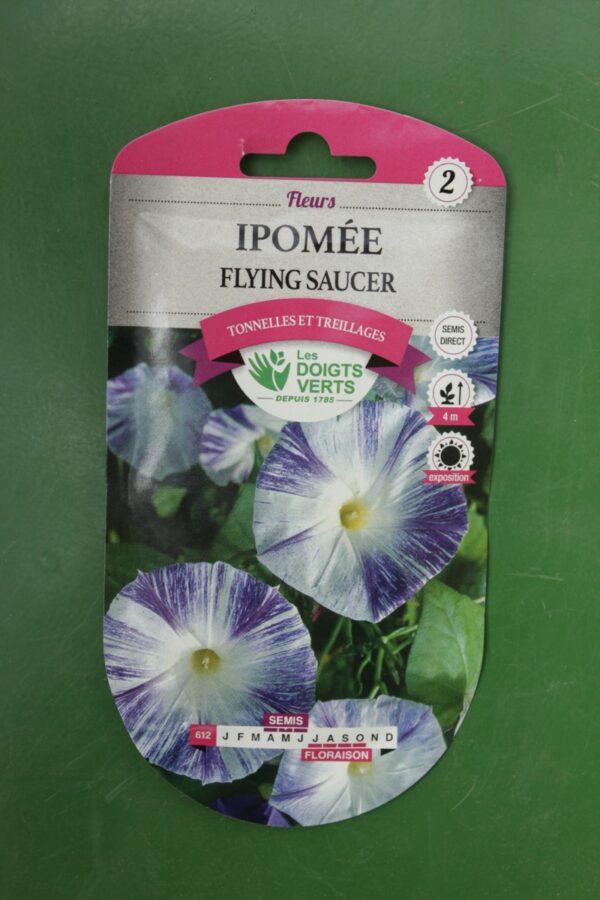 Graines ipomee flying saucer Doigts Verts Jardipradel 2