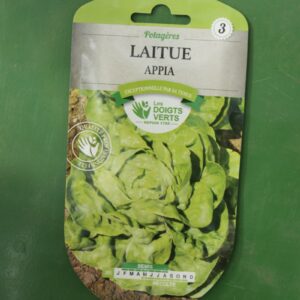 Graines laitue appia Doigts Verts Jardipradel 2