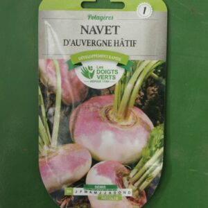 Graines navet dauvergne hatif Doigts Verts Jardipradel 2