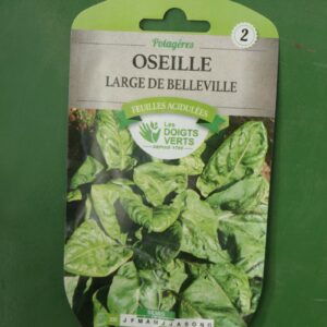 Graines oseille large de belleville Doigts Verts Jardipradel 2