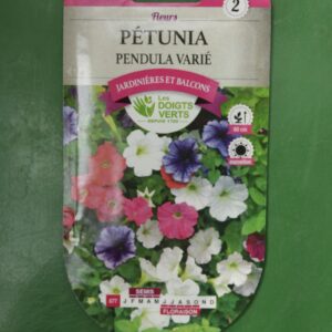 Graines petunia pendula varie Doigts Verts Jardipradel 2